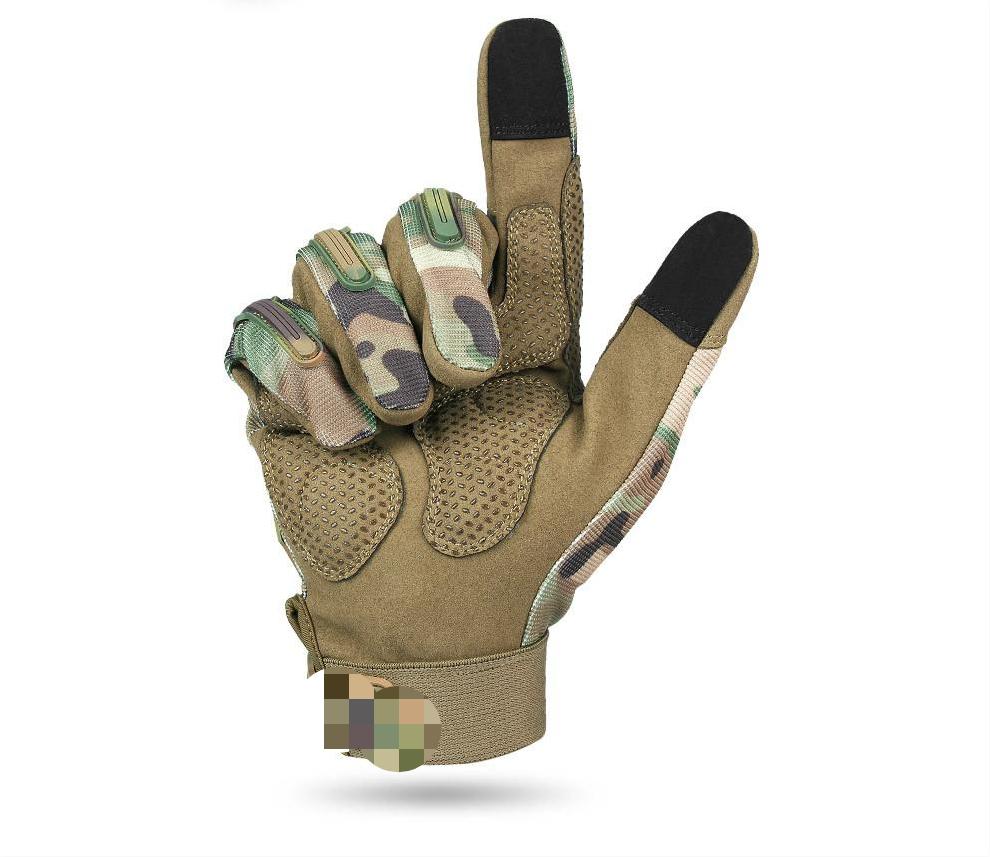 Touch Screen Tactical Camouflage Full Finger Outdoor Cycling Gloves