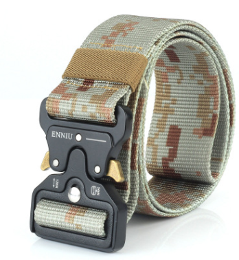 ENNIU tactical belt, men's army fans tactical belt, multi function nylon outdoor training belt