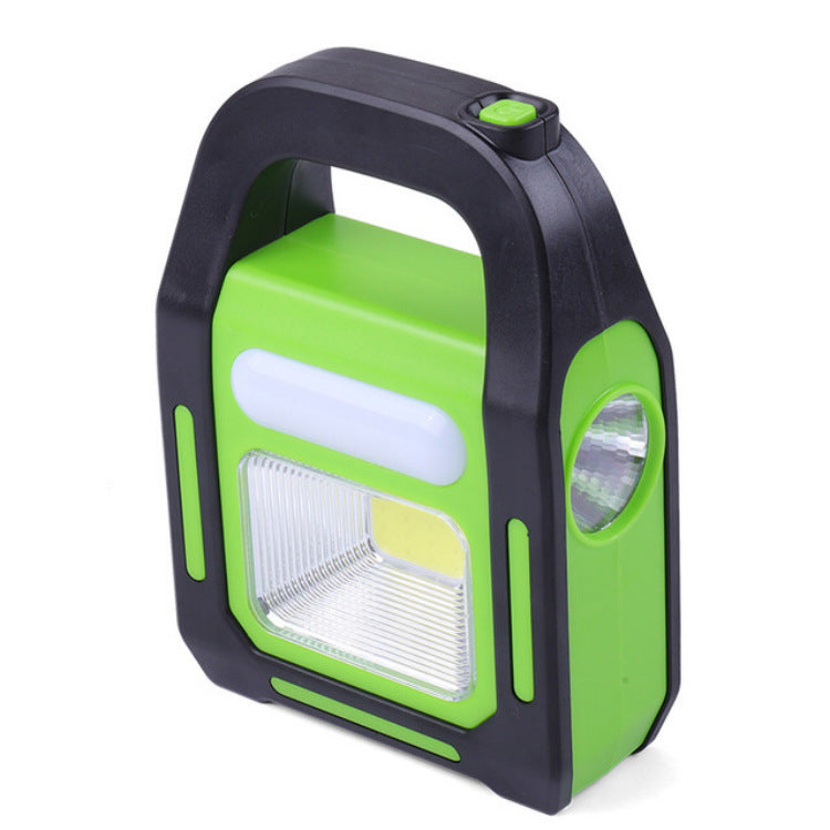 LED Outdoor Portable Work Light Searchlight Solar Cob Camping Light