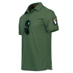 Special Forces T-shirt Men's Army Fan T-shirt Short Sleeve Tactical Lapel Polo Shirt T-shirt