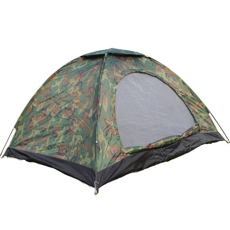Outdoor double single layer camouflage tent tourist tent