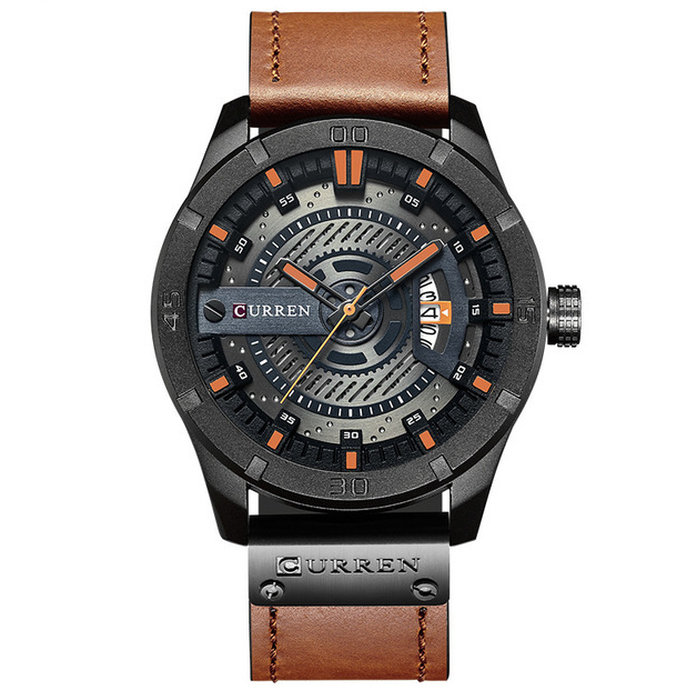Luxury Brand CURREN Men Military Sports Watches Men's Quartz Date Clock Man Casual Leather Wrist Watch Relogio Masculino