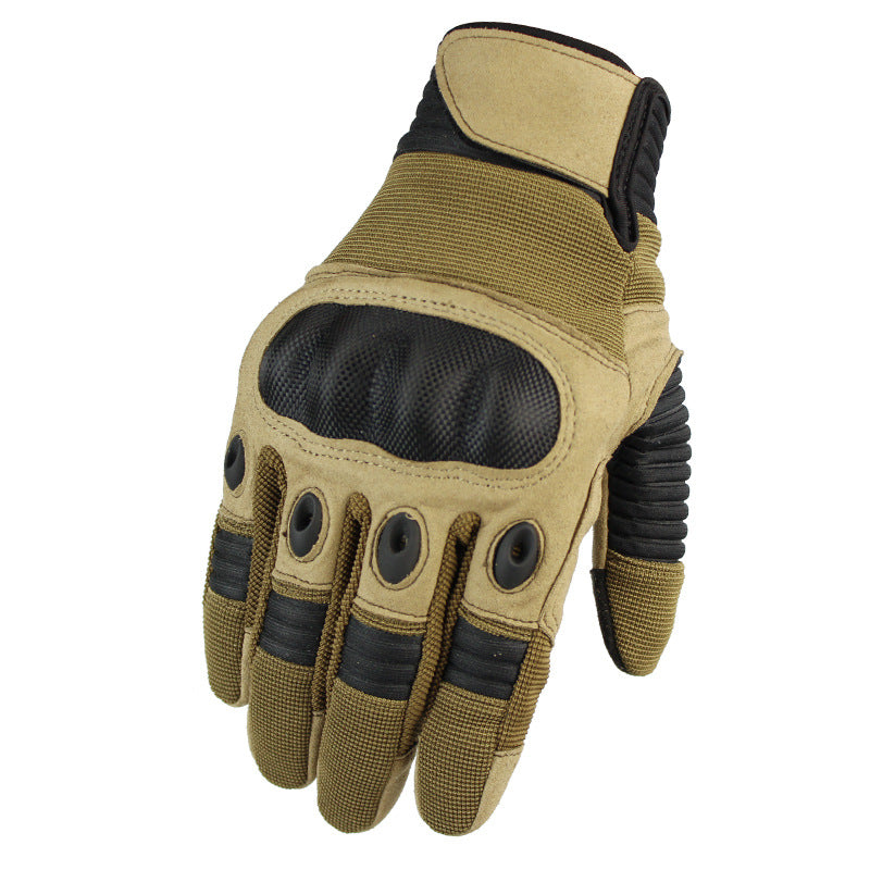 Outdoor Full Finger Touch Screen Hardcase Tactical Gloves