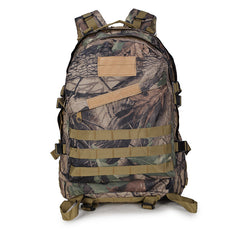 Camouflage camouflage multi function double shoulder bag waterproof Oxford cloth mountaineering bag 3D tactical movement outdoor Bag Backpack