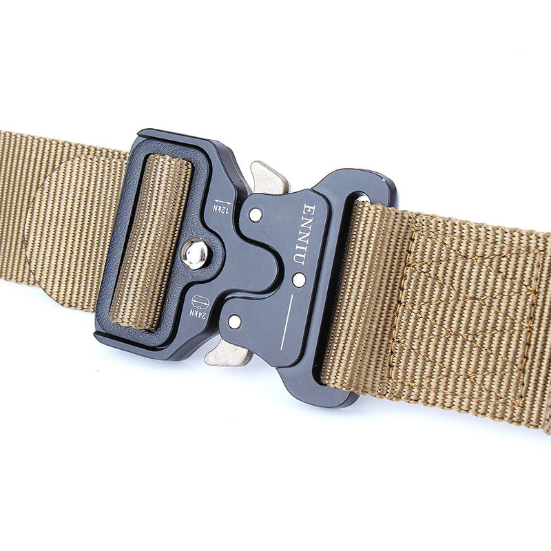 ENNIU tactical belt, men's army fans tactical belt, multi function nylon outdoor training belt