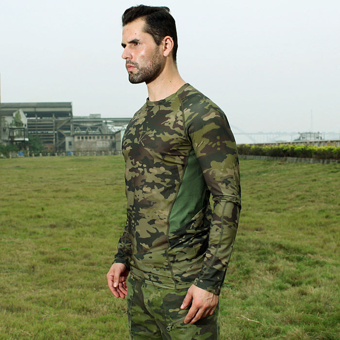 Tactical camouflage T-shirt