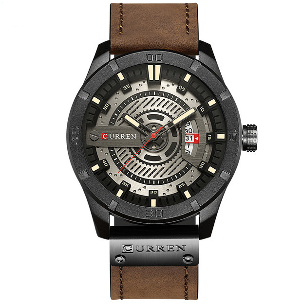 Luxury Brand CURREN Men Military Sports Watches Men's Quartz Date Clock Man Casual Leather Wrist Watch Relogio Masculino