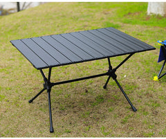Aluminum Alloy Camping Folding Table Outdoor Lightweight Picnic BBQ Table Portable Beach Party Desk