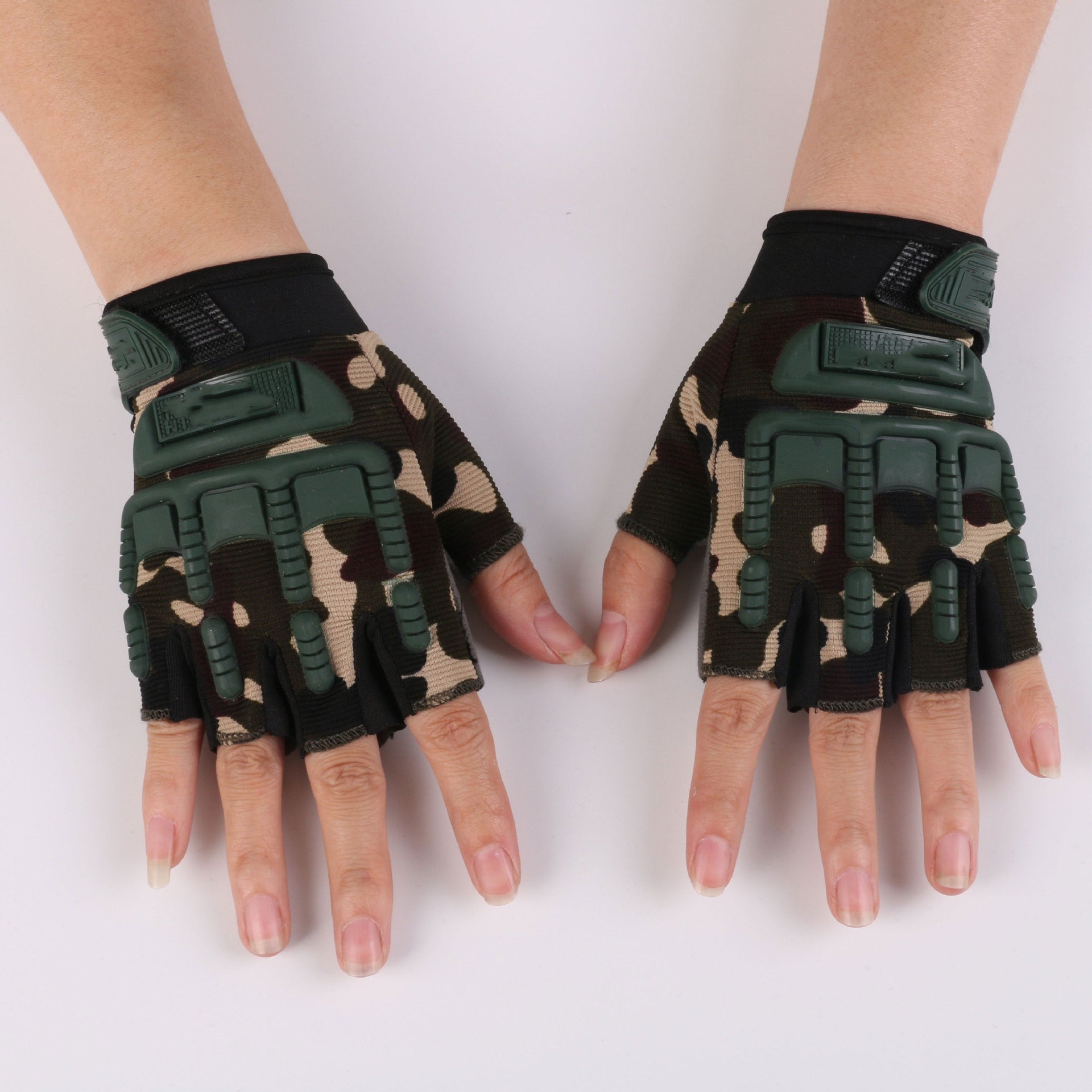 Half Finger Tactical Outdoor Sports Mountaineering Gloves
