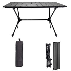 Aluminum Alloy Camping Folding Table Outdoor Lightweight Picnic BBQ Table Portable Beach Party Desk