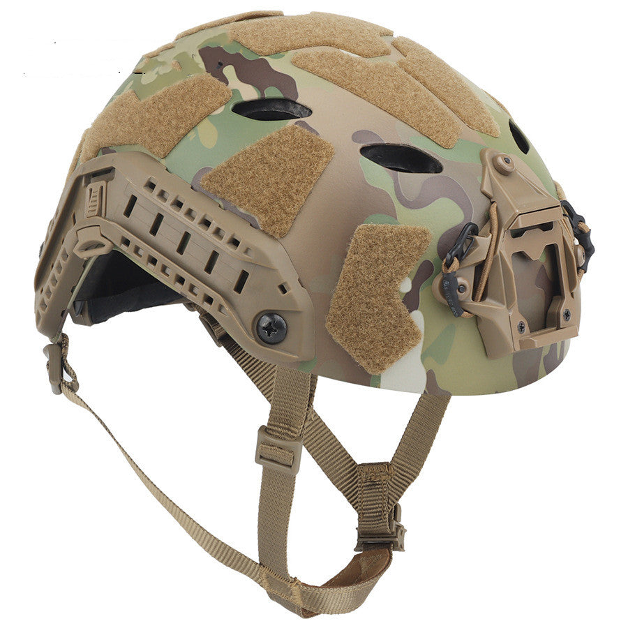 Tactical FAST Camouflage Helmet With Headset