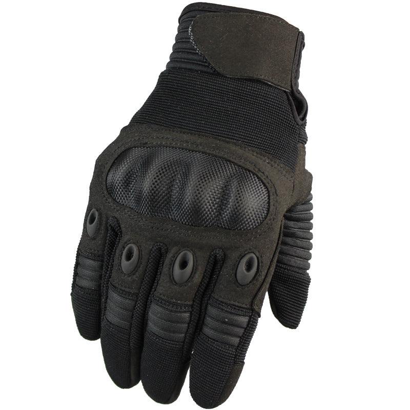 Outdoor Full Finger Touch Screen Hardcase Tactical Gloves