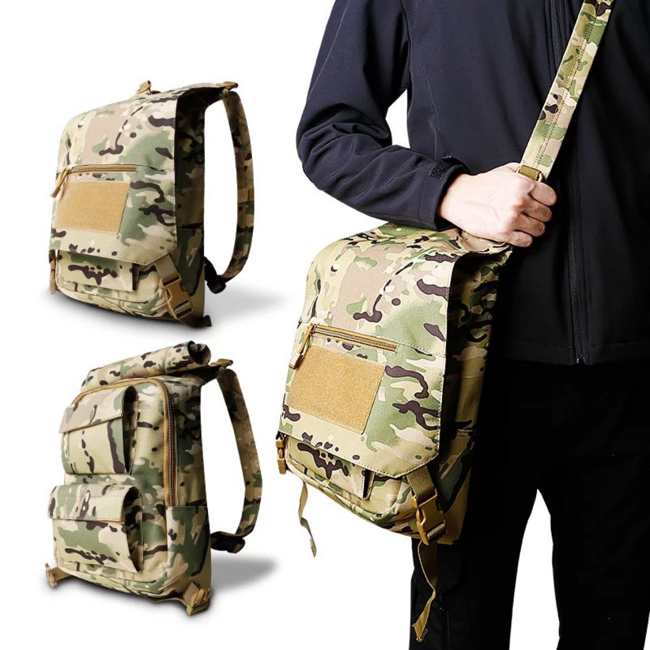 Sports Cp Camouflage Lightweight Waterproof Quick-Drying Camouflage Outdoor Tactical Portable Backpack