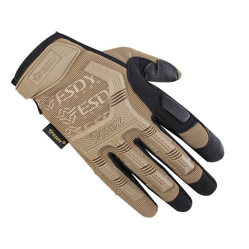 Outdoor Tactical Full Finger Gloves For Riding Breathable