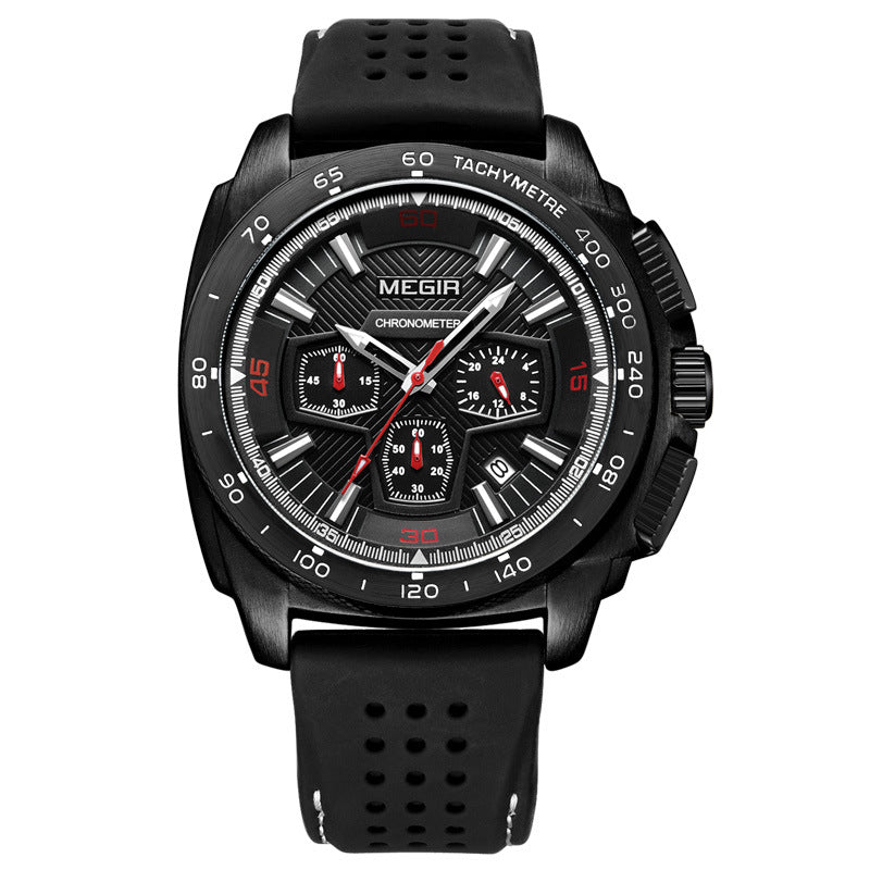 New Sports Chronograph Calendar Military Watch