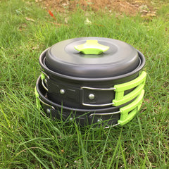 Outdoor cookware 1-2 people camping cookware set