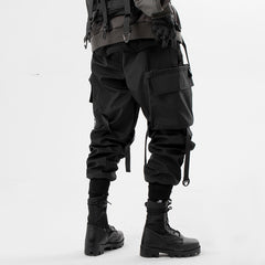 Three-dimensional Large Pocket Webbing Tactical Pants Men