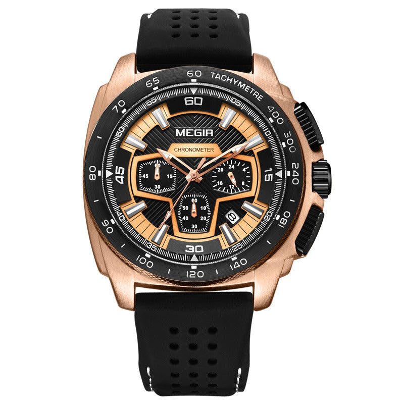 New Sports Chronograph Calendar Military Watch