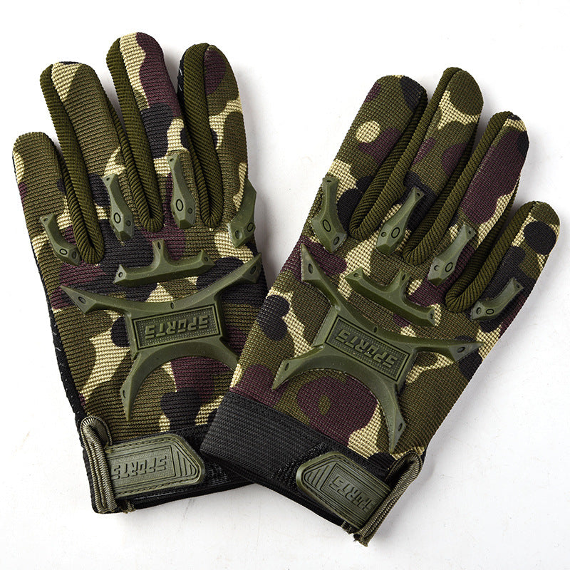 Children's Tactical Anti Slip All Finger Long Finger Gloves