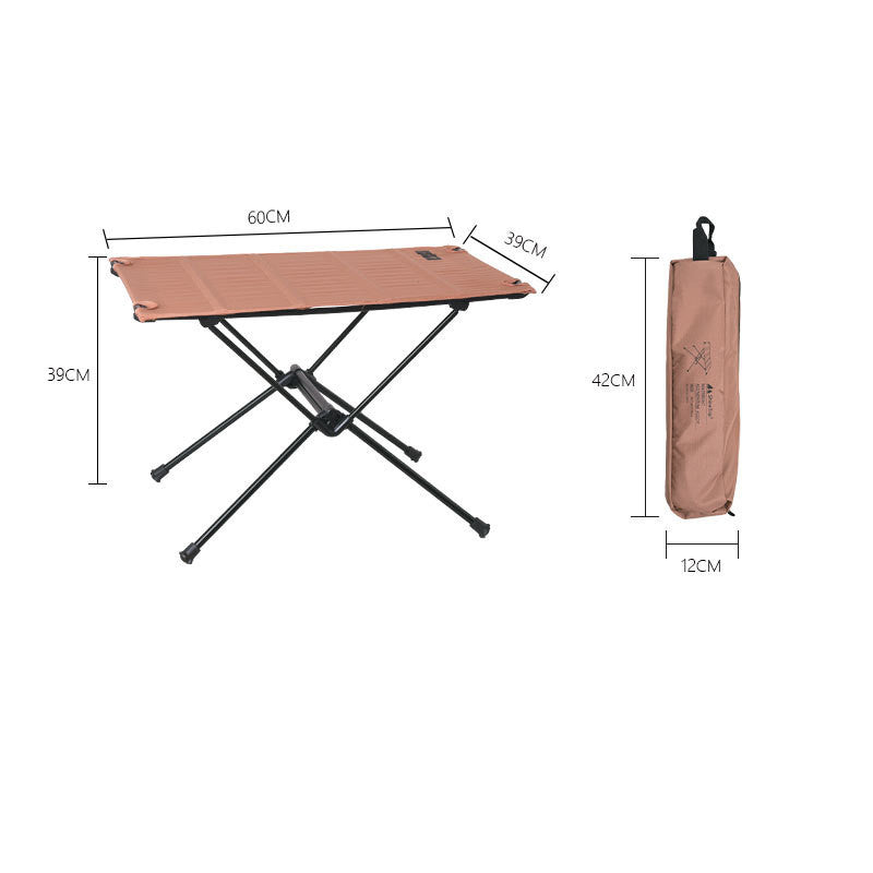 Camping Tent Portable Aluminum Alloy Stand Dining Table