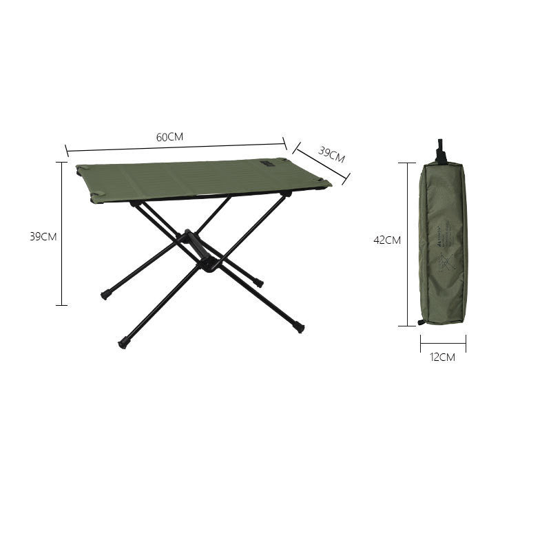 Camping Tent Portable Aluminum Alloy Stand Dining Table