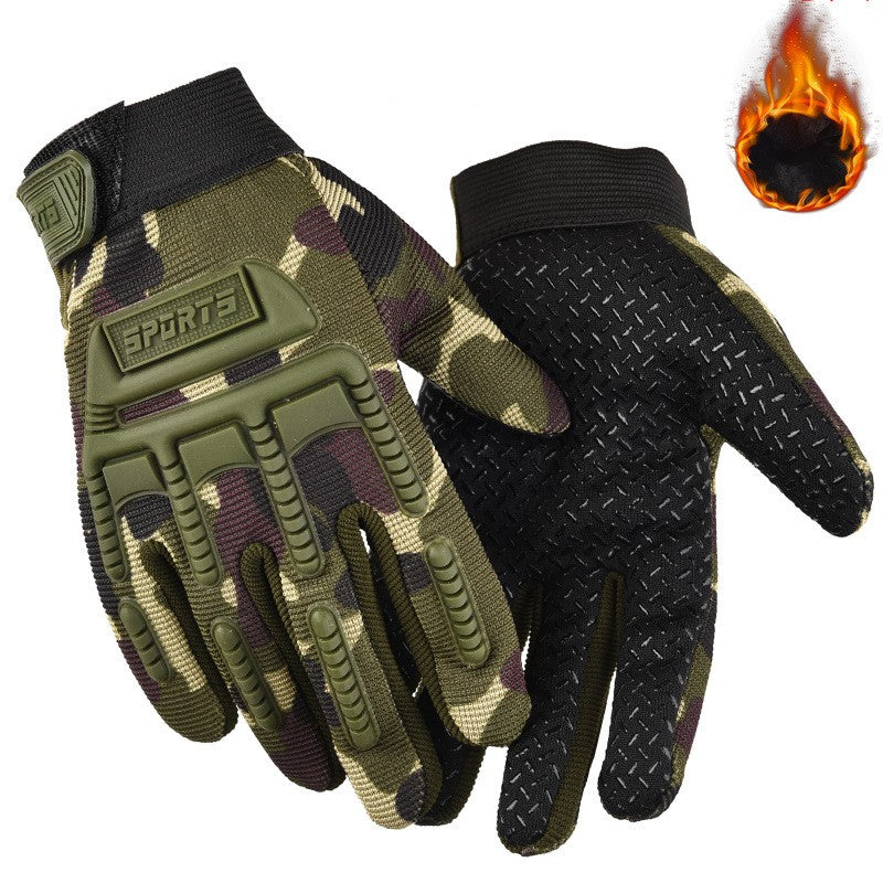 Children's Tactical Anti Slip All Finger Long Finger Gloves